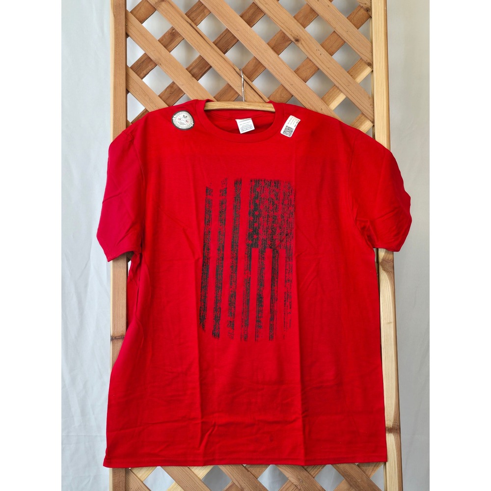 Rapid Dominance T-Shirt Mens XL Red Distressed American Flag Patriotic -New